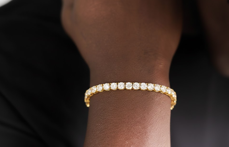 5mm Moissanite Diamond Tennis Bracelet