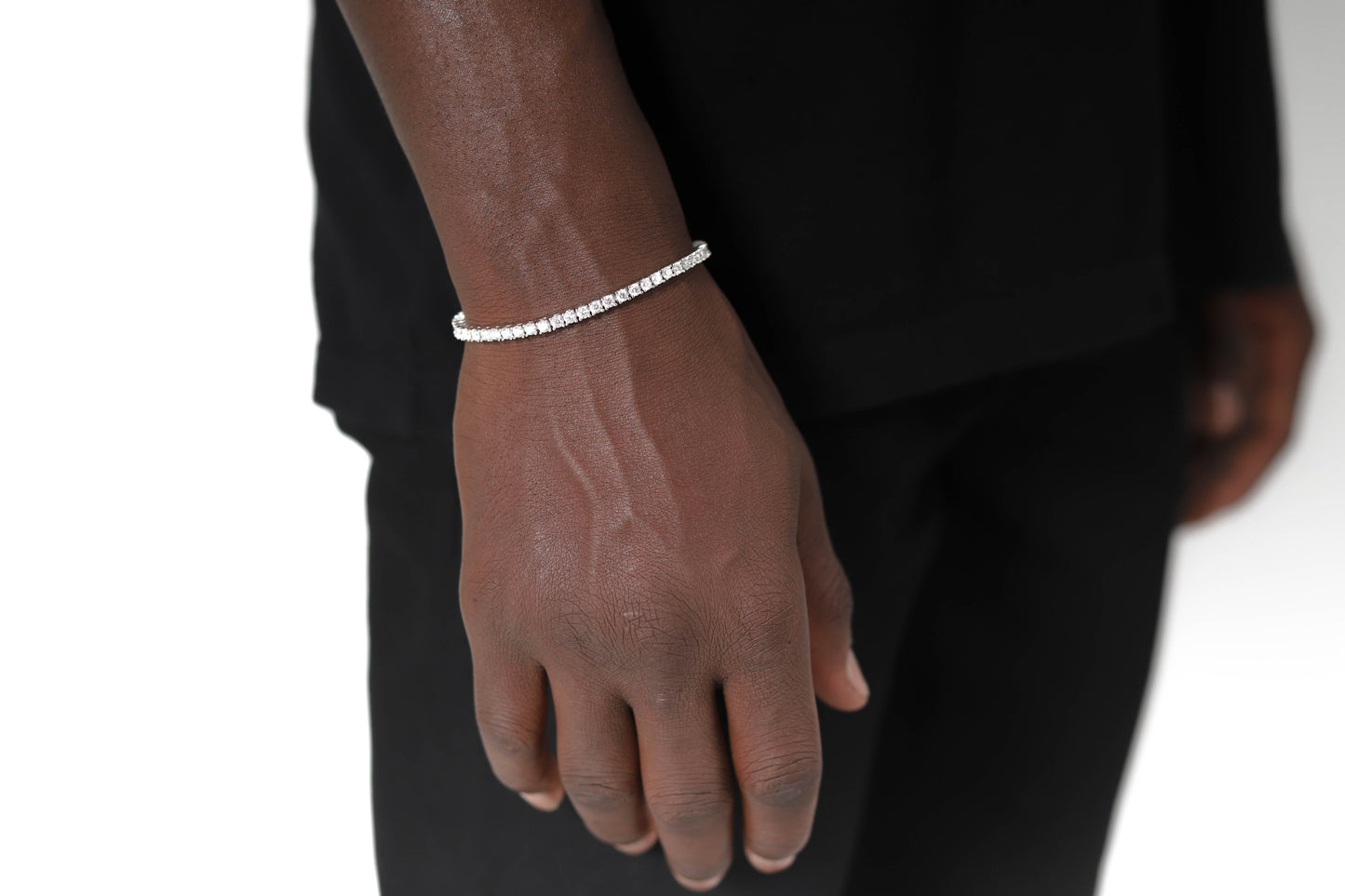3mm Moissanite Tennis Bracelet