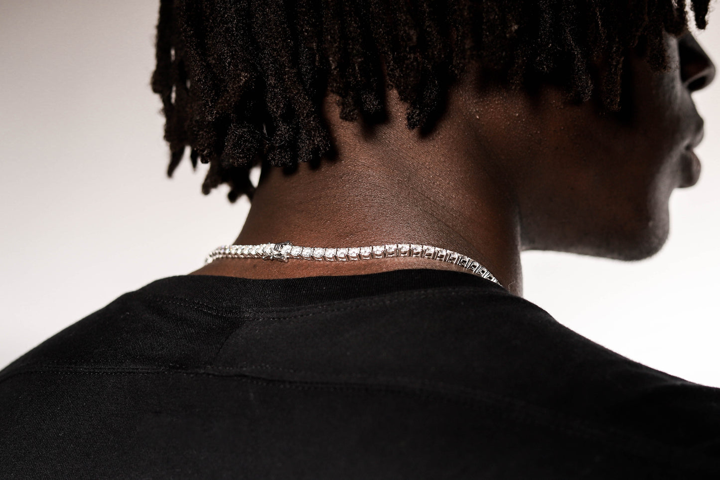4mm Moissanite Tennis Chain