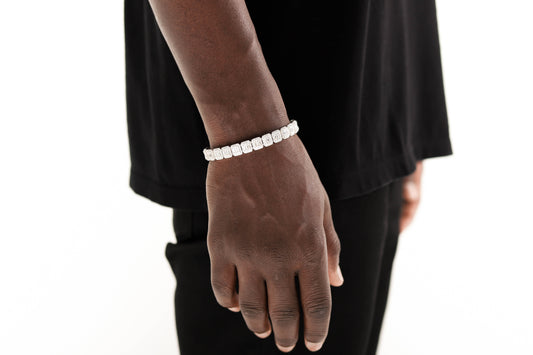 9mm Moissanite Cluster Bracelet