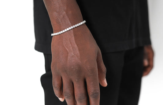 4mm Moissanite Tennis Bracelet