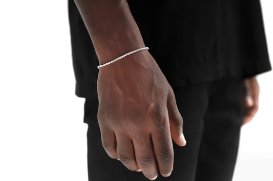 2mm Moissanite Tennis Bracelet