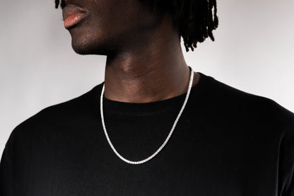 3mm Moissanite Tennis Chain
